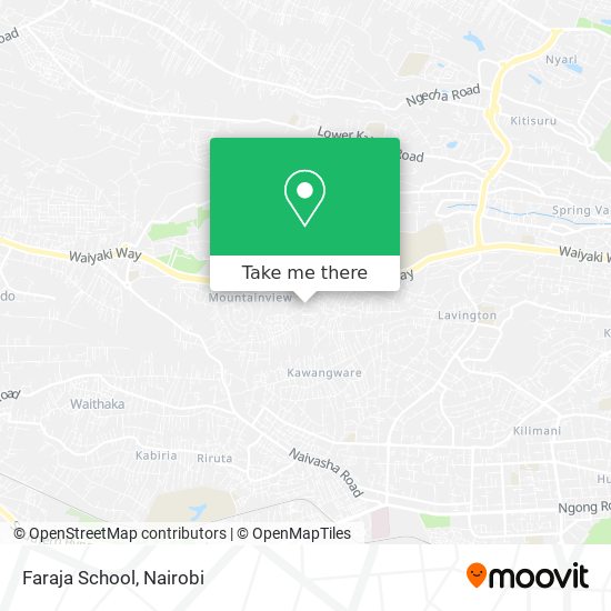 Faraja School map