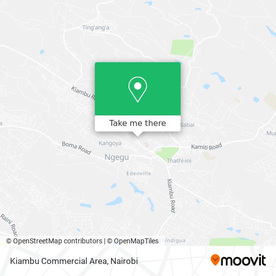 Kiambu Commercial Area map