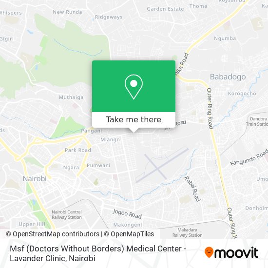 Msf (Doctors Without Borders) Medical Center - Lavander Clinic map