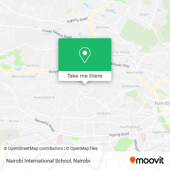 Nairobi International School map