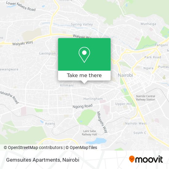 Gemsuites Apartments map