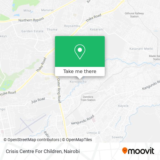 Crisis Centre For Children map