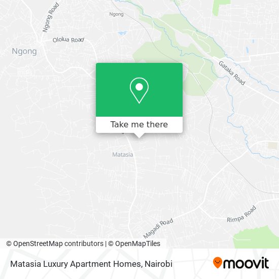 Matasia Luxury Apartment Homes map