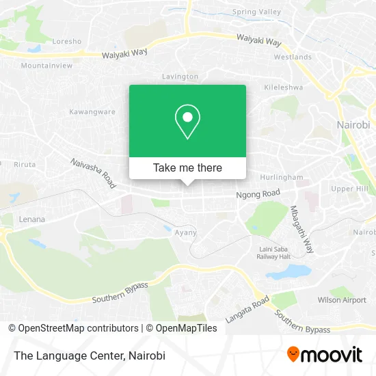 The Language Center map