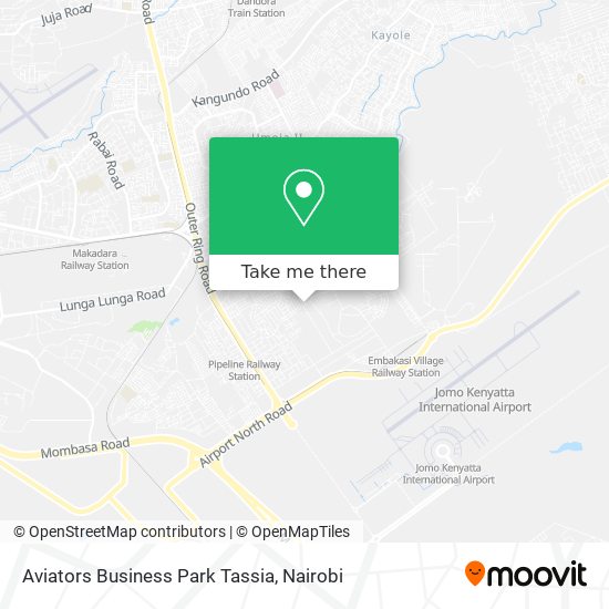 Aviators Business Park Tassia map