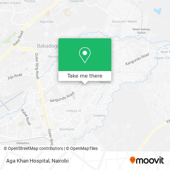 Aga Khan Hospital map
