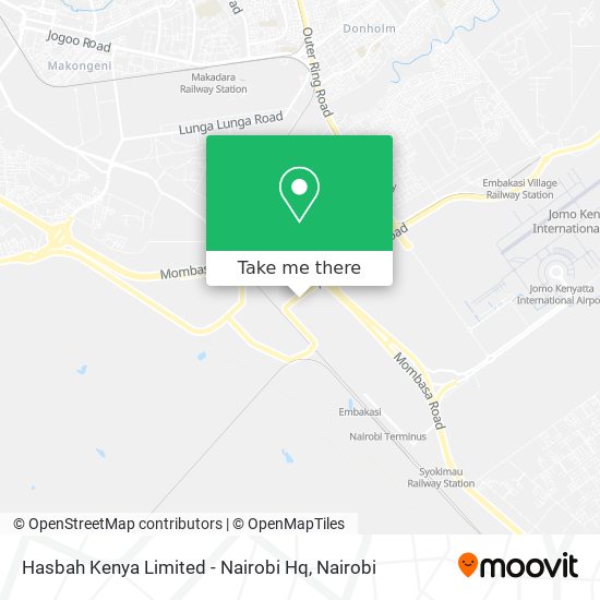 Hasbah Kenya Limited - Nairobi Hq map