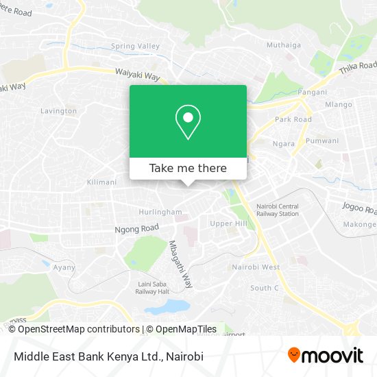 Middle East Bank Kenya Ltd. map