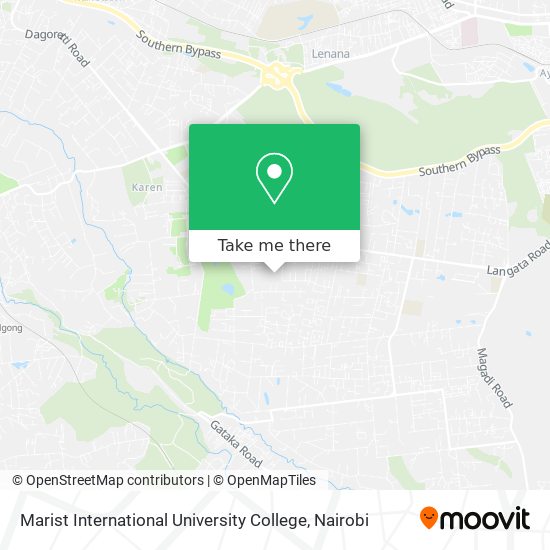 Marist International University College map