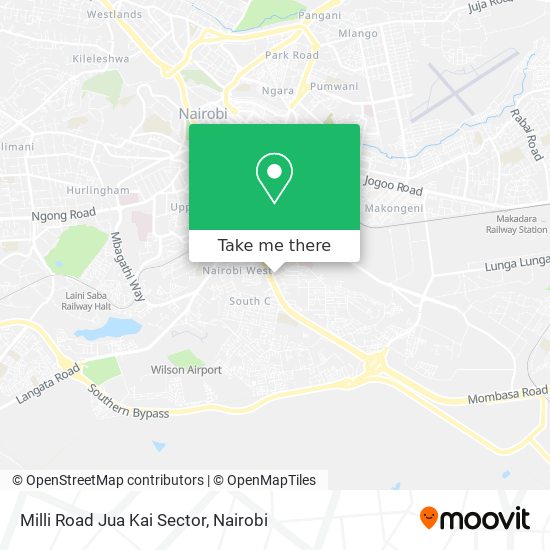 Milli Road Jua Kai Sector map