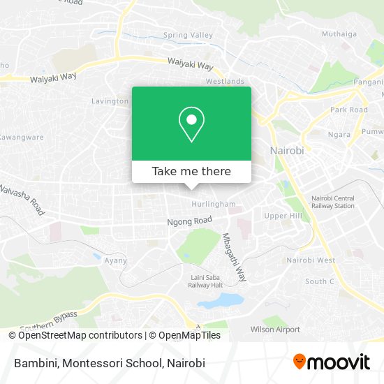 Bambini, Montessori School map