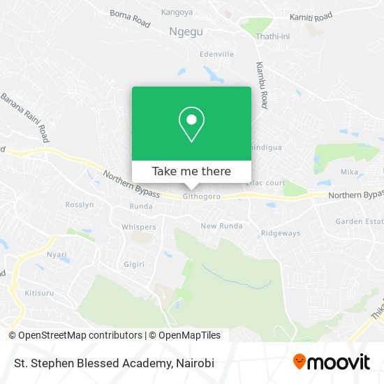 St. Stephen Blessed Academy map