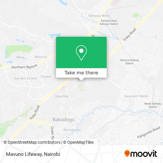 Mavuno Lifeway map