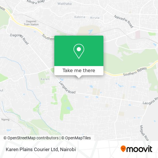 Karen Plains Courier Ltd map