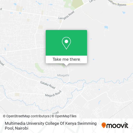 Multimedia University College Of Kenya Swimming Pool map