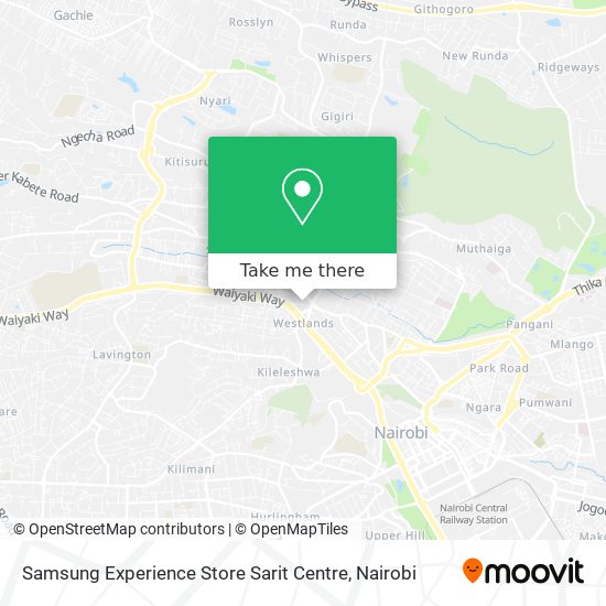 Samsung Experience Store Sarit Centre map