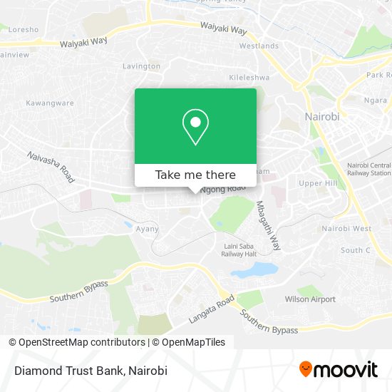 Diamond Trust Bank map