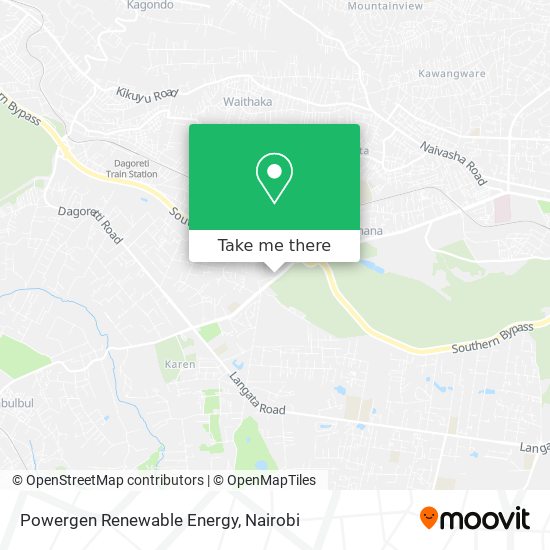 Powergen Renewable Energy map