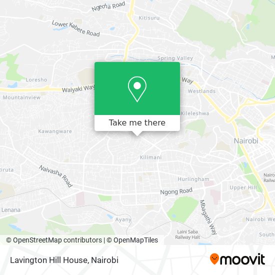 Lavington Hill House map