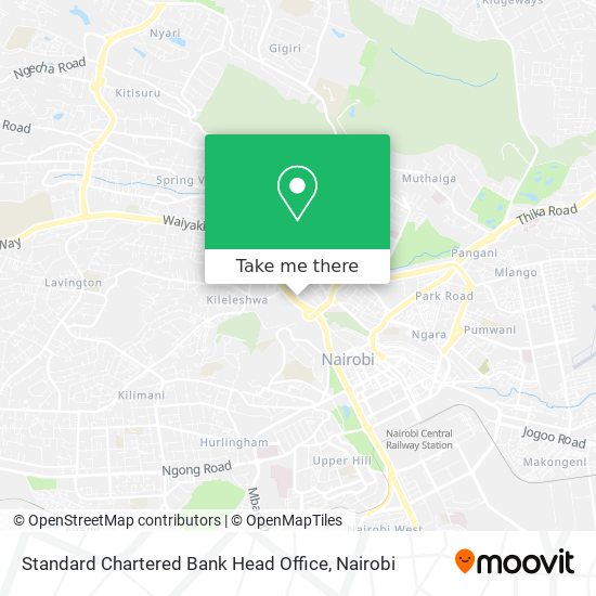Standard Chartered Bank Head Office map