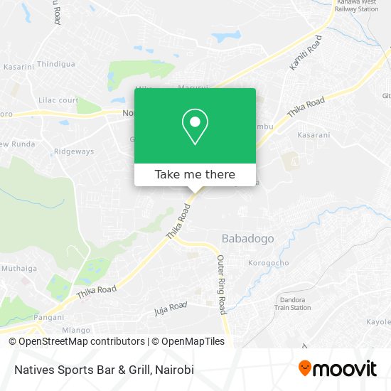 Natives Sports Bar & Grill map