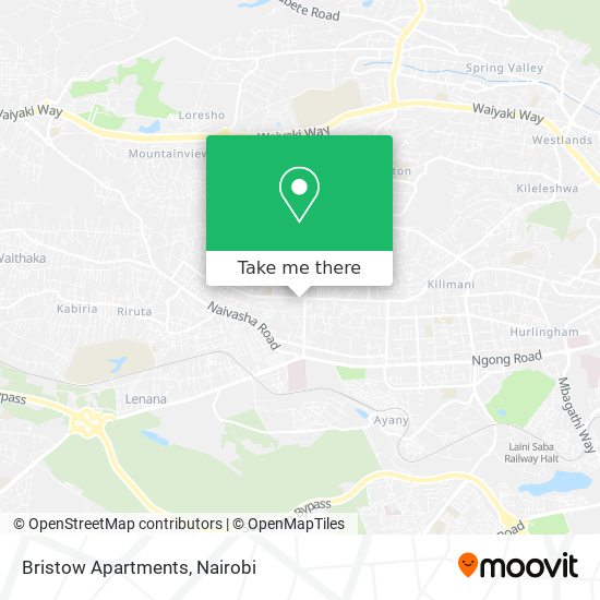 Bristow Apartments map