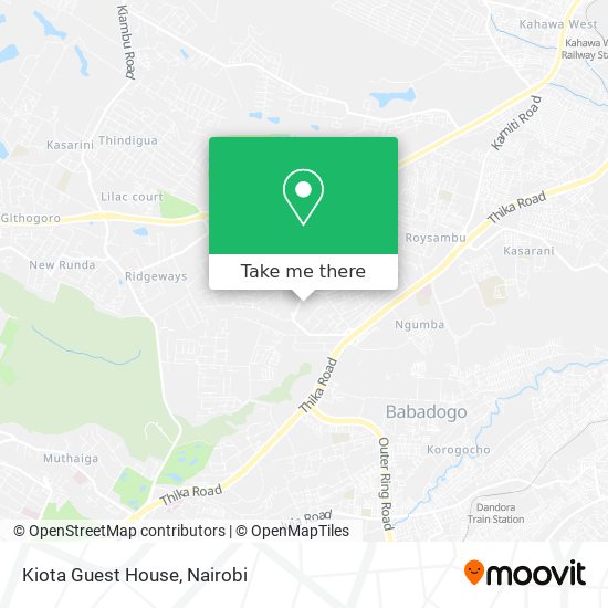 Kiota Guest House map