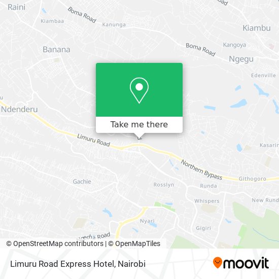 Limuru Road Express Hotel map