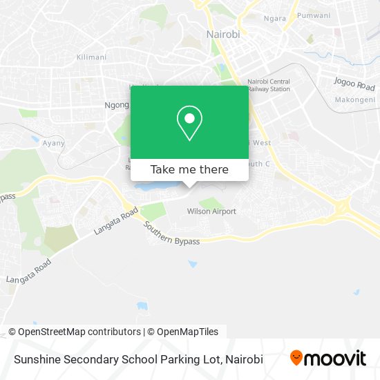 Sunshine Secondary School Parking Lot map