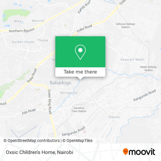 Oxsic Children's Home map