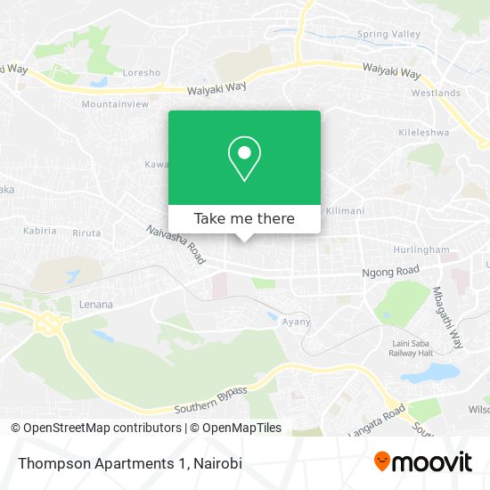 Thompson Apartments 1 map