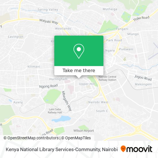 Kenya National Library Services-Community map