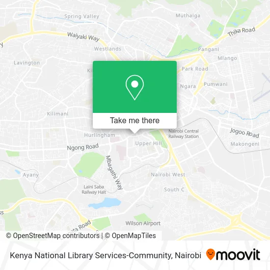 Kenya National Library Services-Community map