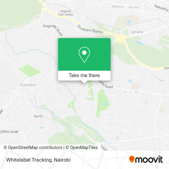 Whitelabel Tracking map