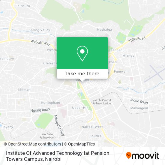 Institute Of Advanced Technology Iat Pension Towers Campus map