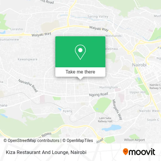 Kiza Restaurant And Lounge map