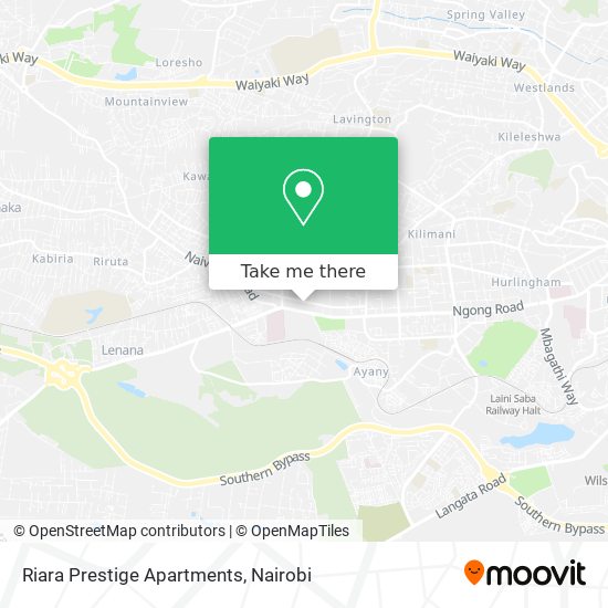 Riara Prestige Apartments map