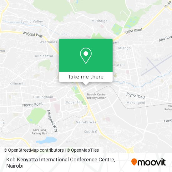 Kcb Kenyatta International Conference Centre map