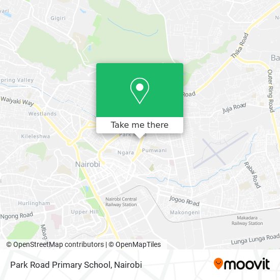 Park Road Primary School map