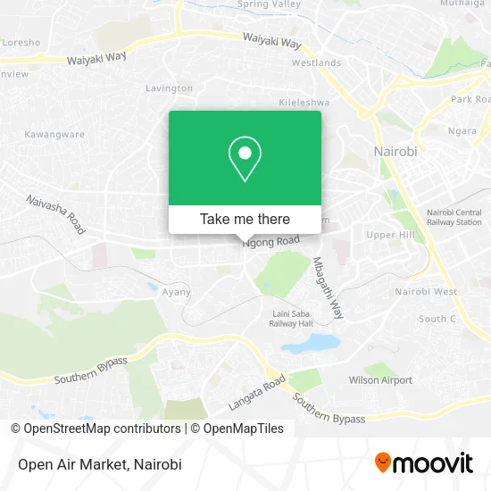 Open Air Market map