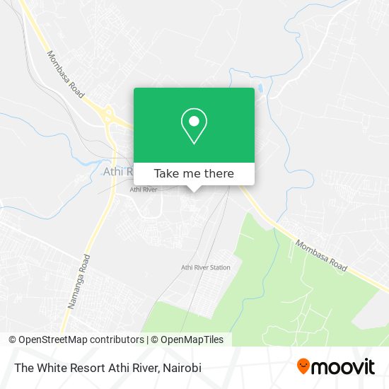 The White Resort Athi River map