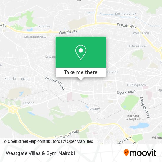 Westgate Villas & Gym map