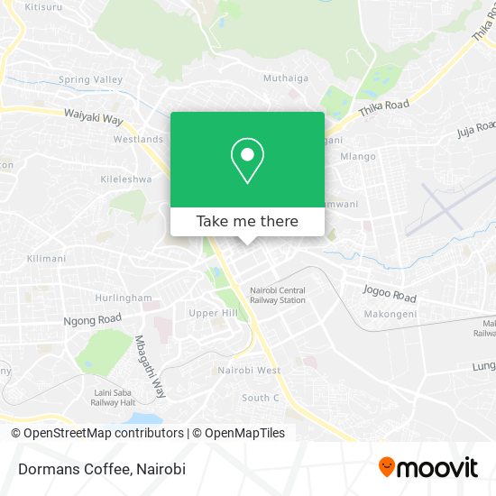 Dormans Coffee map