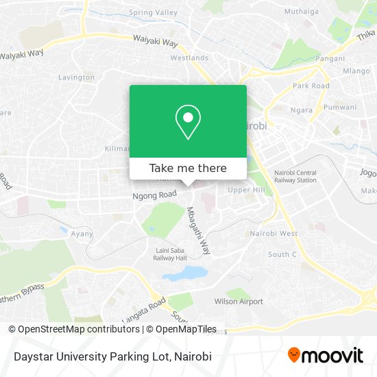 Daystar University Parking Lot map