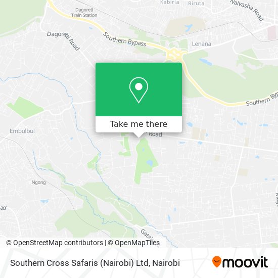 Southern Cross Safaris (Nairobi) Ltd map