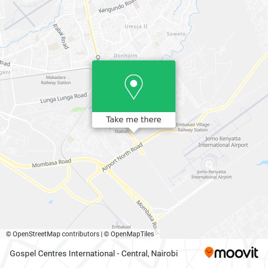 Gospel Centres International - Central map
