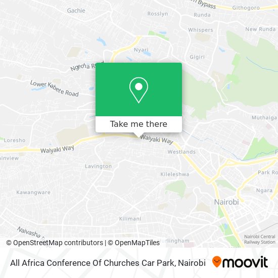 All Africa Conference Of Churches Car Park map