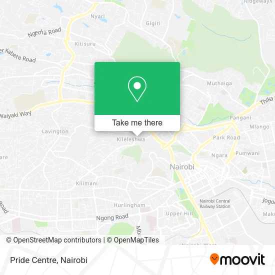 Pride Centre map