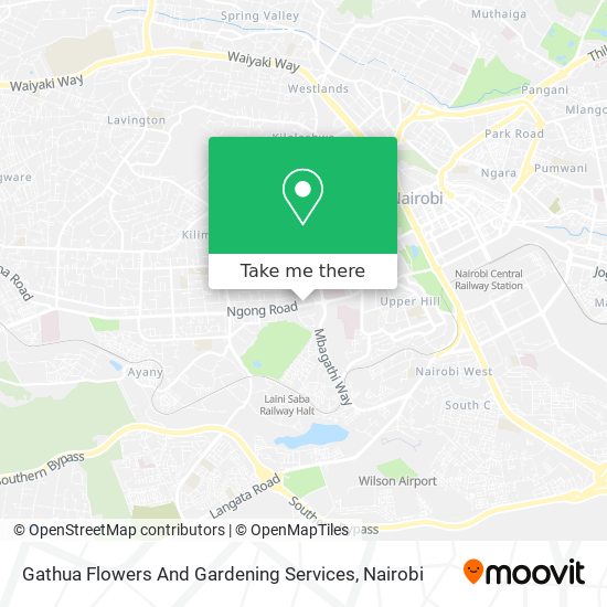 Gathua Flowers And Gardening Services map