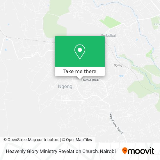 Heavenly Glory Ministry Revelation Church map